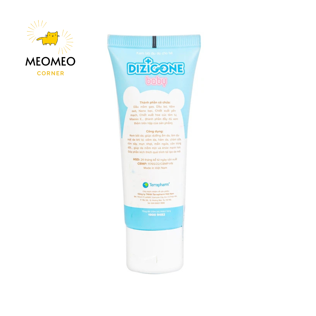 Kem bôi làm dịu mẩn ngứa Dizigone Baby phục hồi cho da bé 30g
