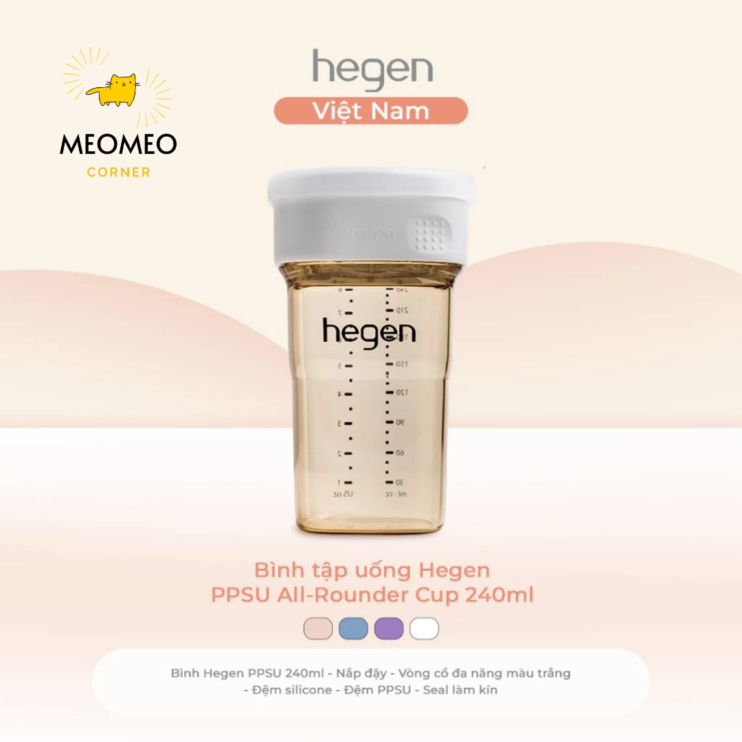 Bình tập uống Hegen PPSU All-Rounder Cup 240ml
