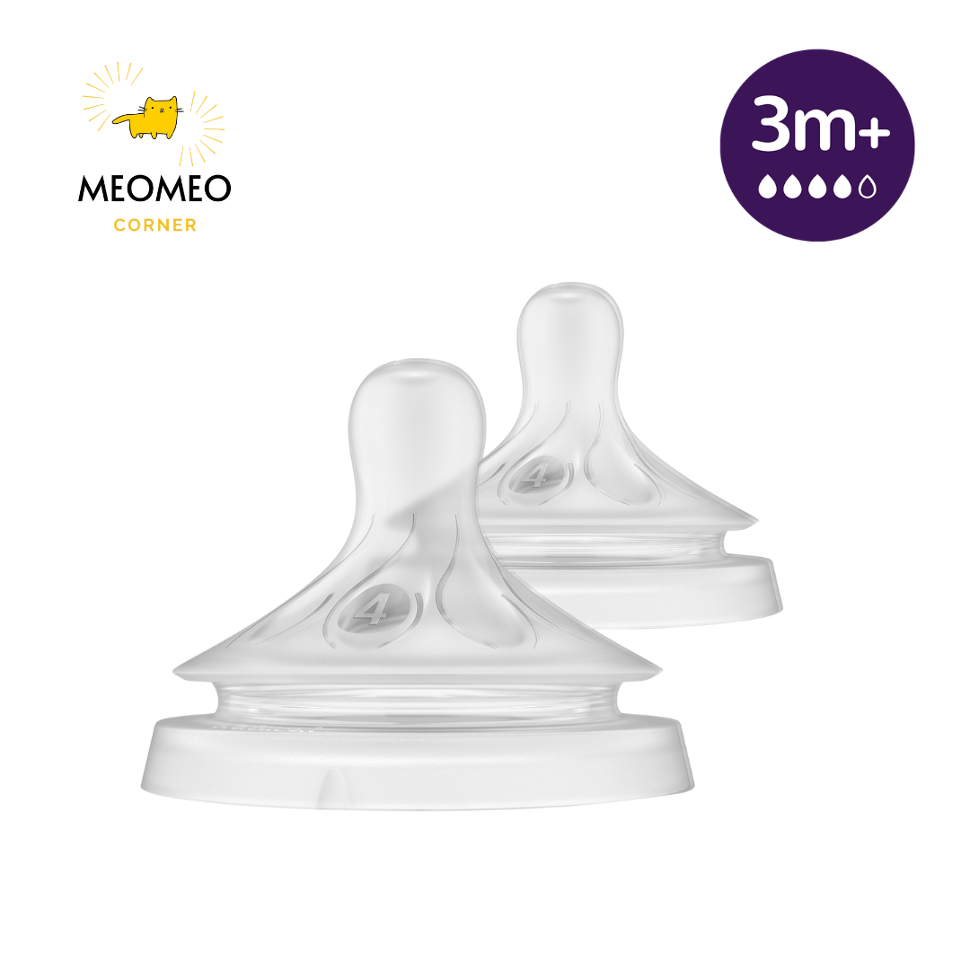 Núm ti thay thế bình sữa Philips Avent Natural