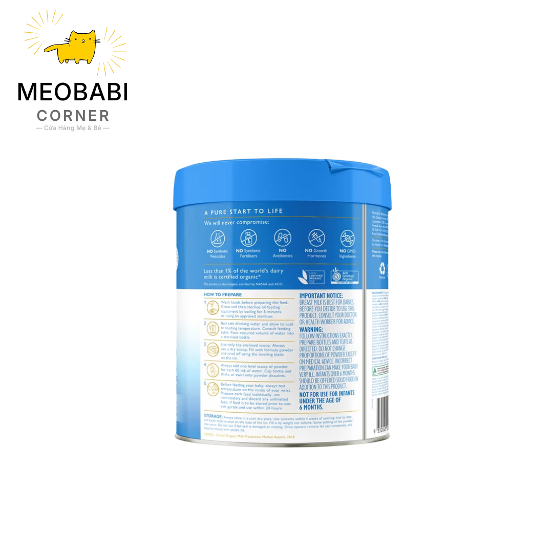 Sữa Bellamy’s Organic Guard Lactoferrin cho bé lon 800g