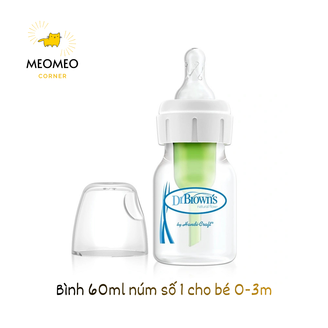 Bình sữa PP Dr.Brown's Option Plus cổ hẹp