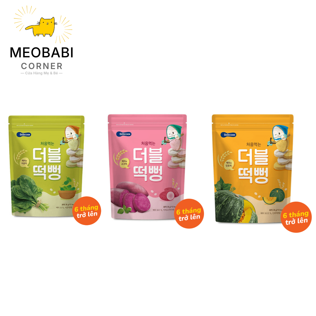Bánh gạo hữu cơ 2 vị Bebecook