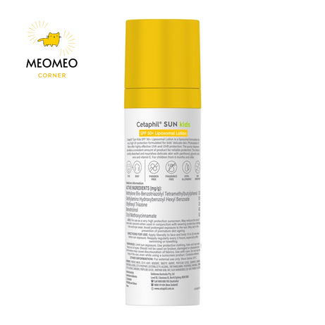 Kem chống nắng cho bé Cetaphil SPF 50+ 150ml của Úc