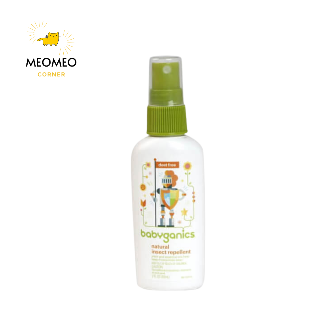 Tinh dầu xịt chống muỗi Babyganics 59ml Mỹ