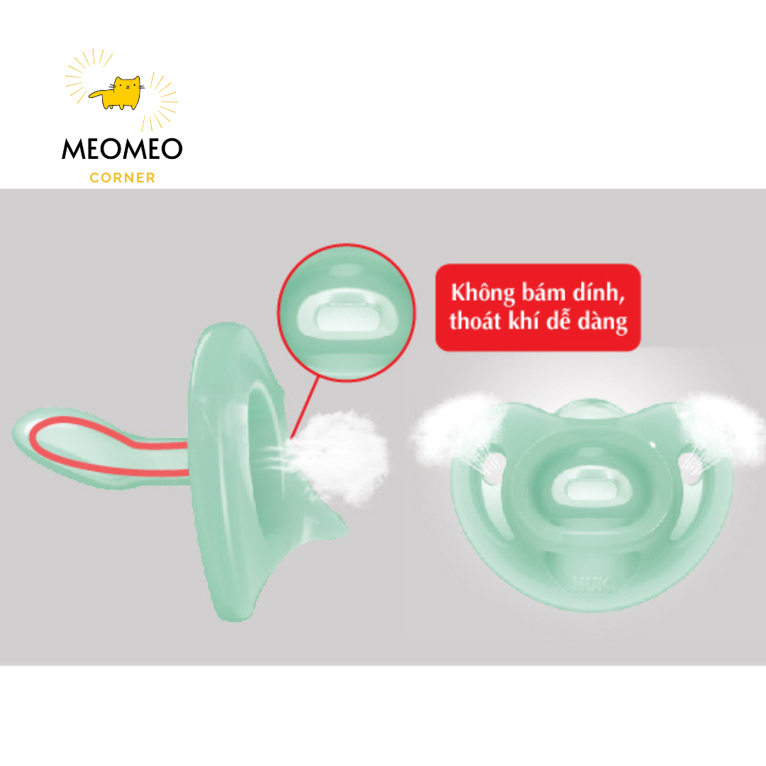 Ti giả / Ty ngậm NUK Sensitive Silicone cho bé
