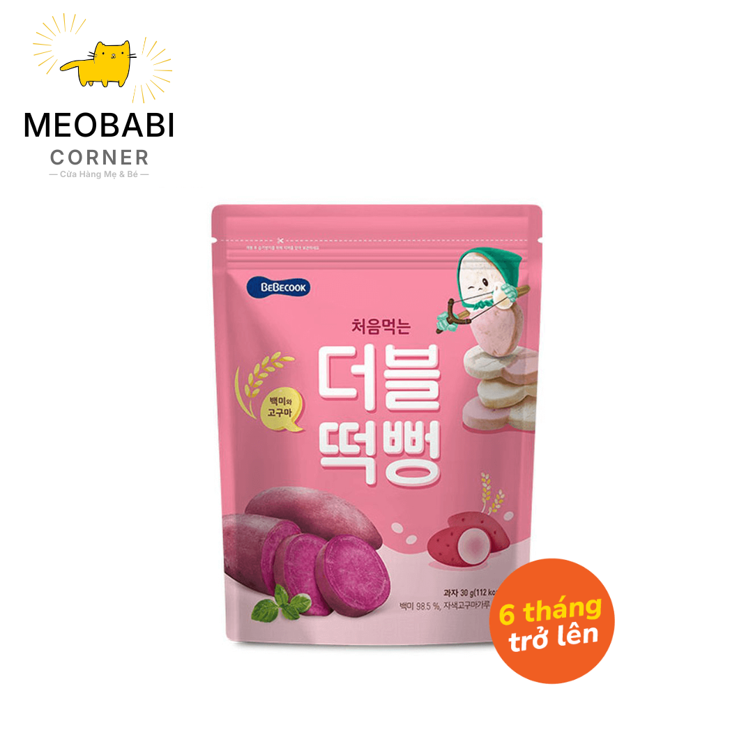 Bánh gạo hữu cơ 2 vị Bebecook