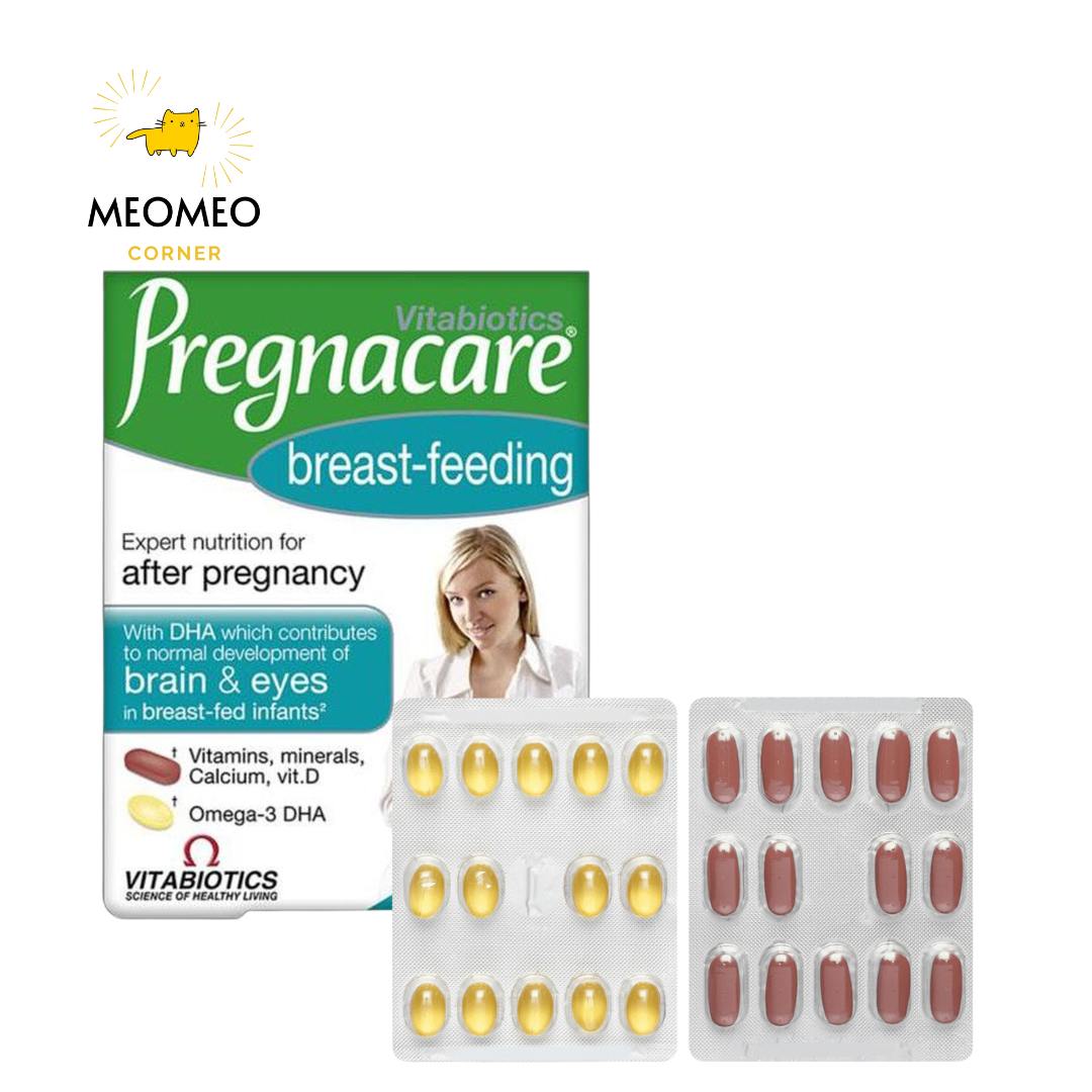 Viên bổ sung vitamin cho mẹ sau sinh Pregnacare breastfeeding/bú
