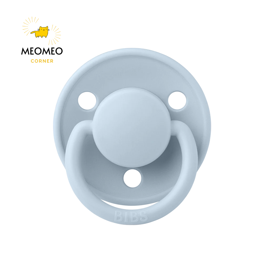 Ti giả BIBS sản xuất tại Đan Mạch BIB DeLux Silicone núm tròn