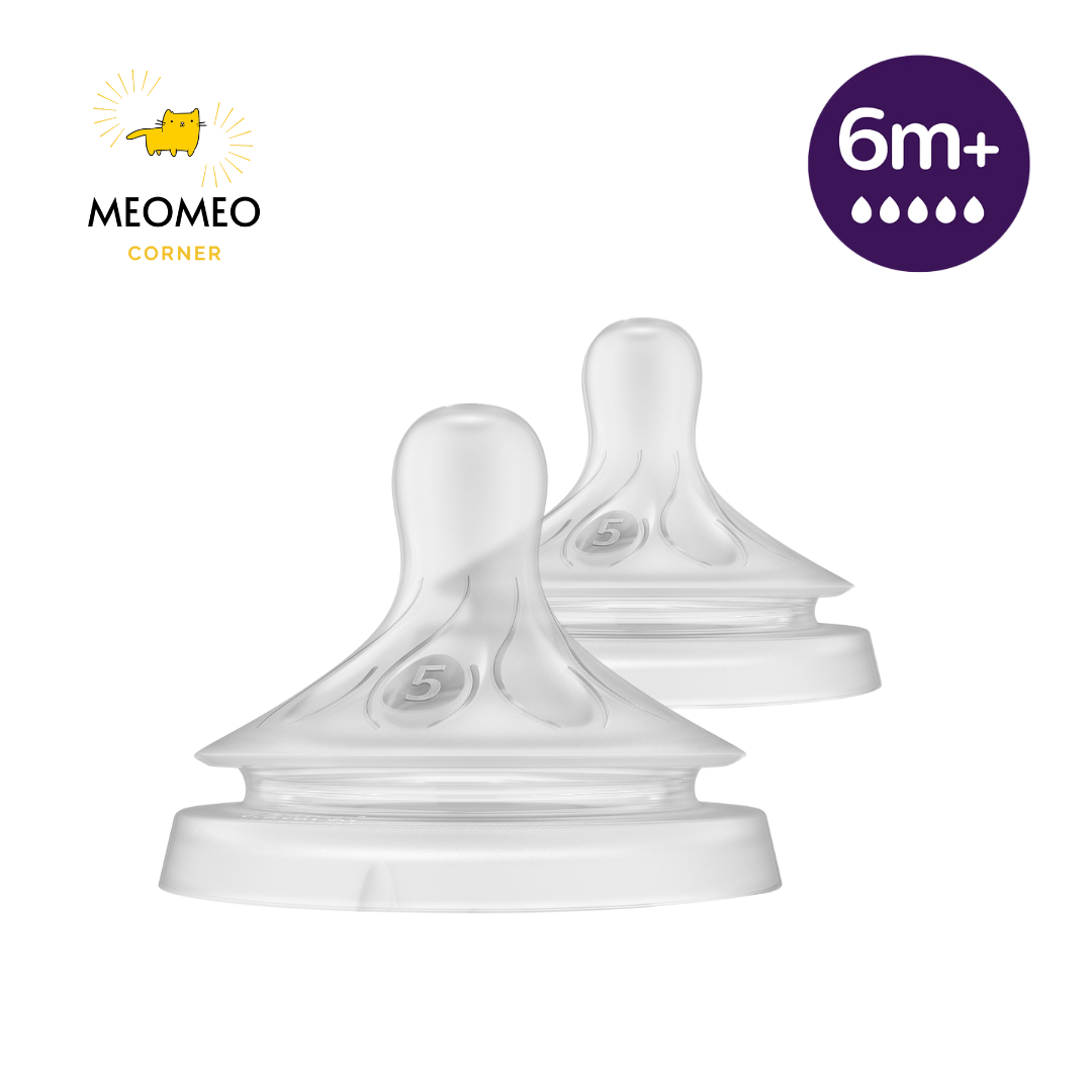 Núm ti thay thế bình sữa Philips Avent Natural