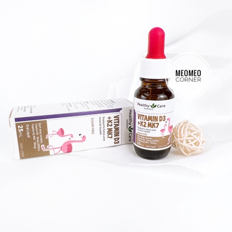 *Vitamin D3K2 MK7 Healthy Care Úc 25ml