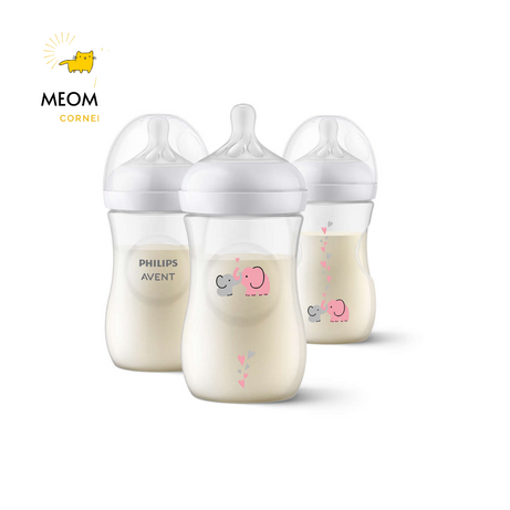 Bình sữa Avent Natural HOẠ TIẾT Phillip Avent 260ml