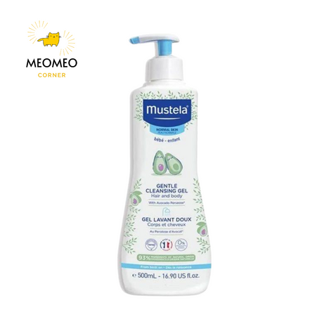 Sữa Tắm Gội Da Thường & Da Nhạy Cảm Mustela Gentle Cleansing Dạng Gel