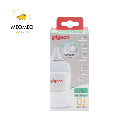 Bình sữa Pigeon thế hệ thứ 3 cổ rộng PP / PPSU 160ml/240ml/330ml