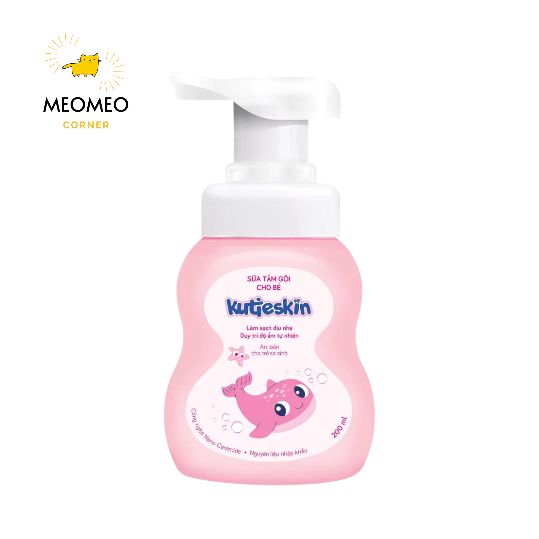 Sữa tắm gội cho bé Kutieskin 200ml