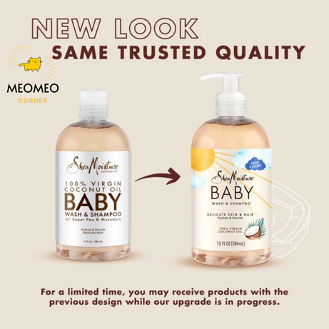 Sữa tắm gội Shea Moisture Baby cho bé 384ml của Mỹ