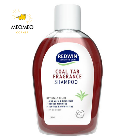 Dầu gội giảm gàu, nấm, giảm nhờn Redwin Coal Tar / Tea tree của Úc