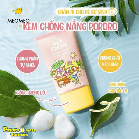 Kem Chống Nắng Dành Cho Trẻ Em PORORO SUN CREAM SPF50+ PA+++