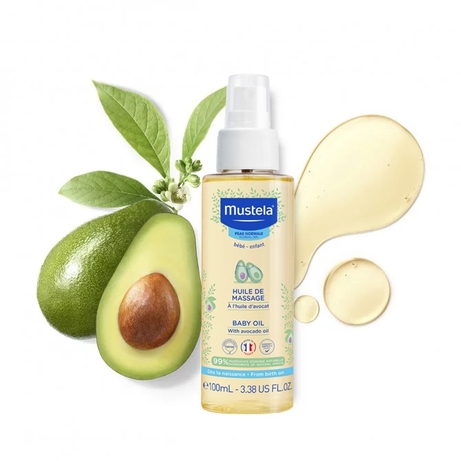 Dầu mát xa Massage Cho Trẻ Từ Sơ Sinh Mustela 100ml
