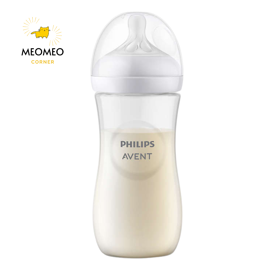 Bình sữa Avent Natural TRƠN Phillip Avent 125ml / 260ml / 330ml [TÁCH SET]