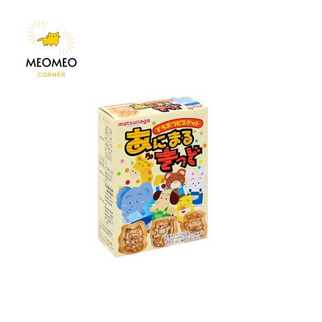 Bánh Quy ăn dặm MATSUNAGA Nhật Bản 35Gr Cho Bé Từ 9 Tháng tuổi hình thú