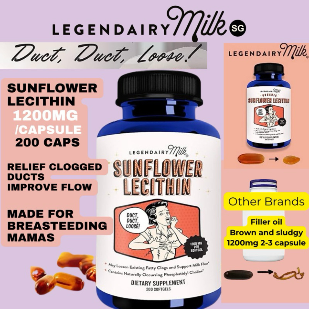 Viên Uống Chống Tắc Tia Sữa Sunflower Lecithin Legendairy Milk - Mỹ Hộp 200v