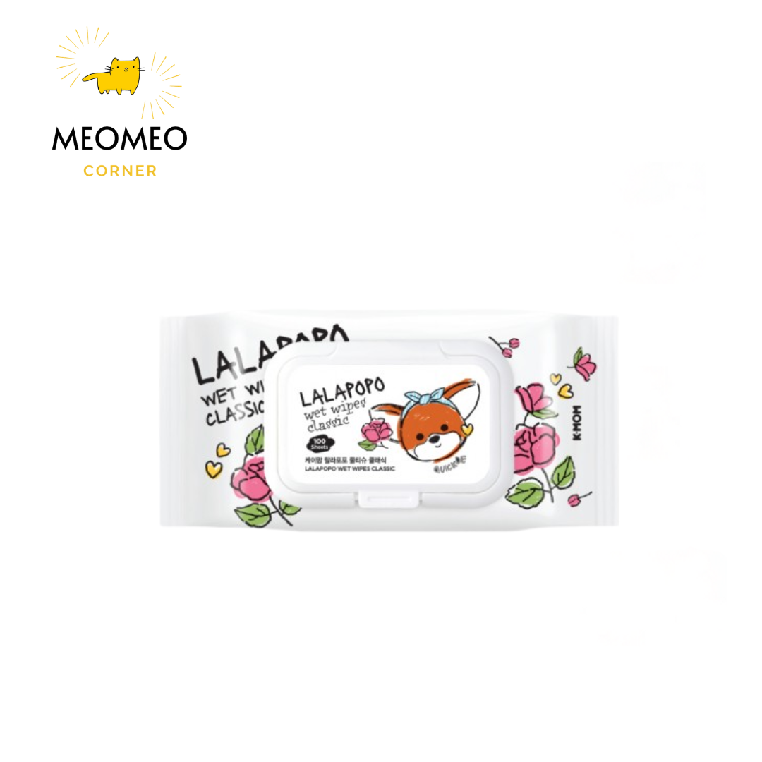 Khăn ướt thuần chay cao cấp K-mom Lalapopo