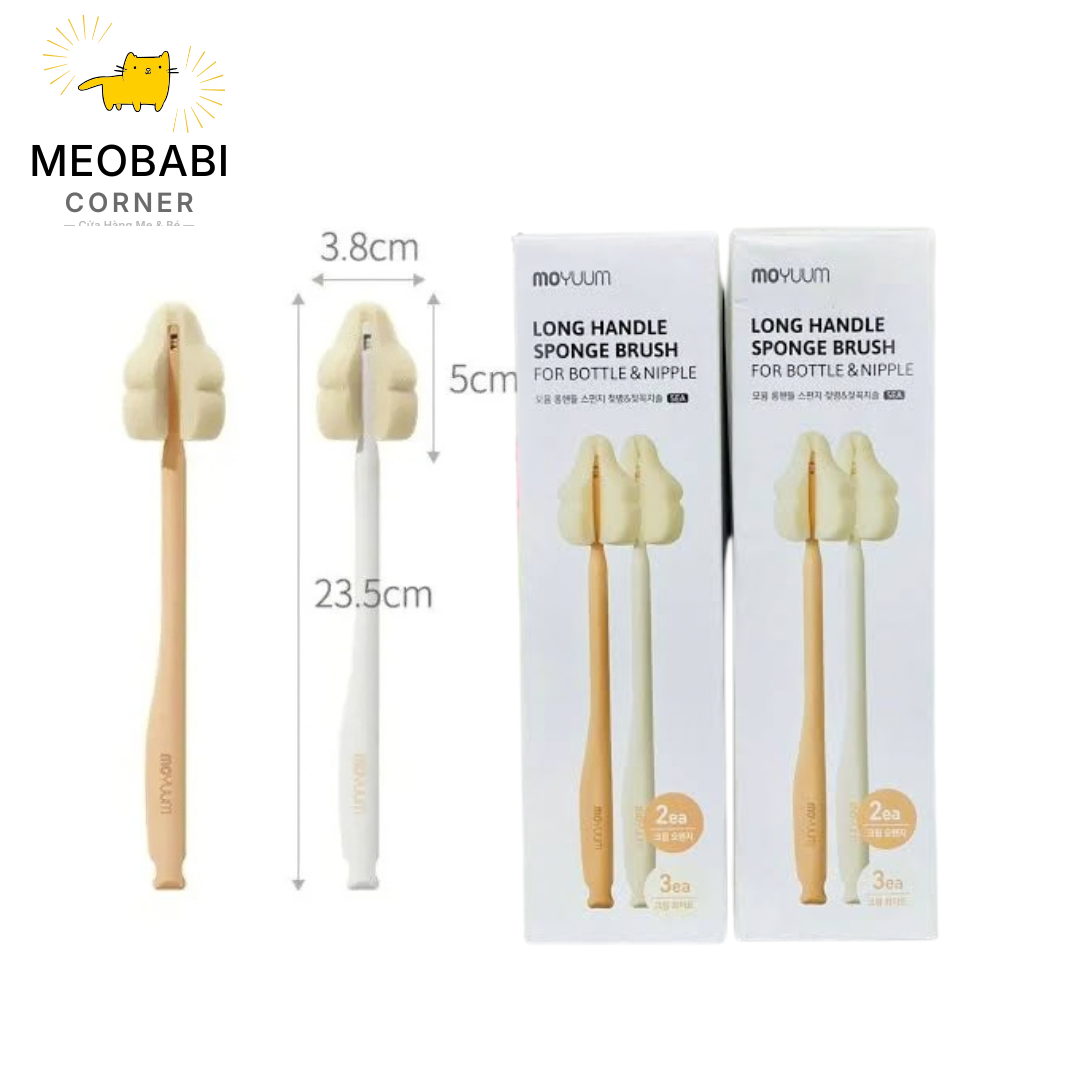 Cọ Rửa Đa Năng Bình Sữa & Núm Ti MOYUUM