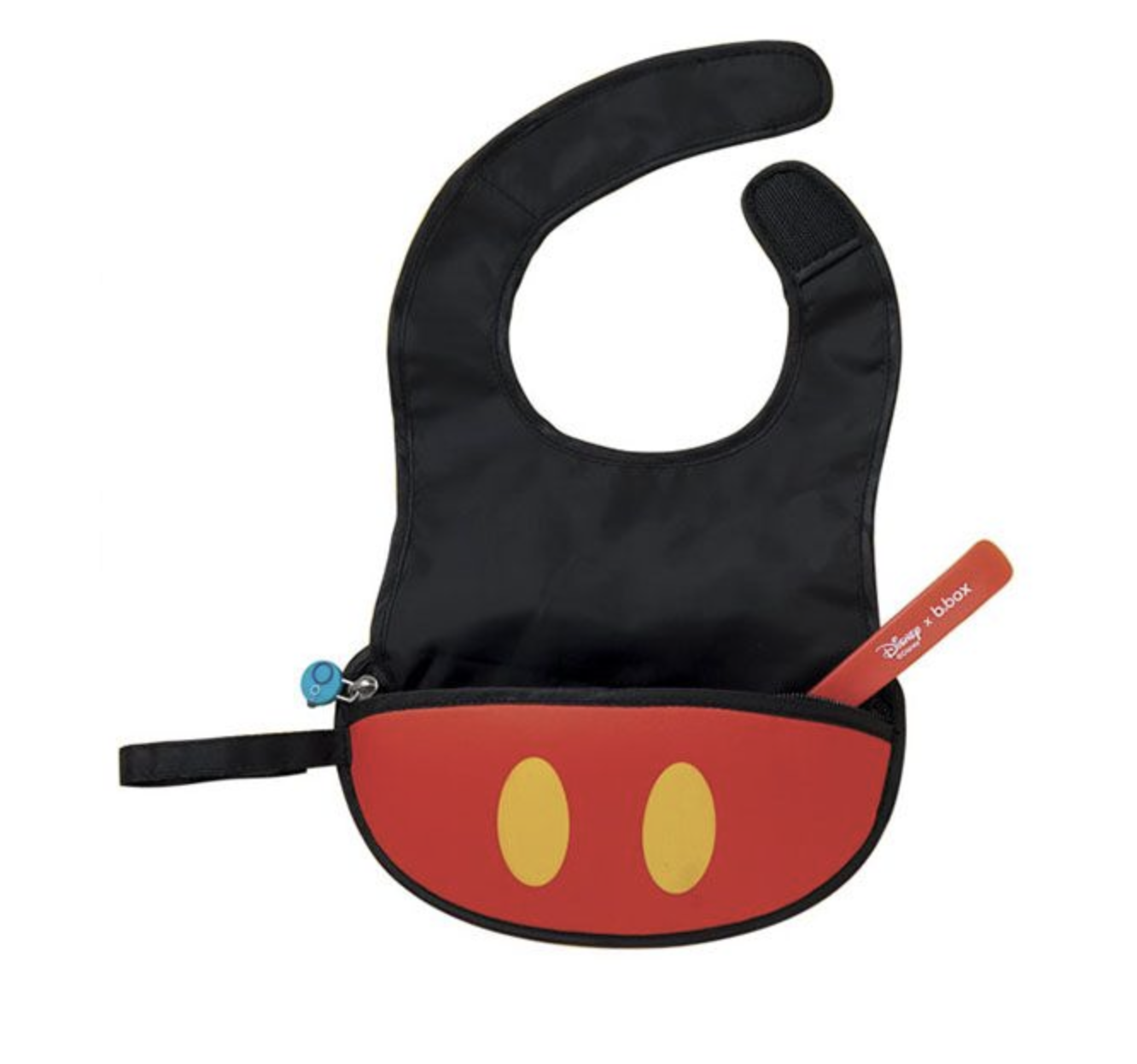 b.box Yếm ăn dặm phiên bản Disney có túi hứng dễ vệ sinh tặng kèm 1 muỗng silicone cho bé