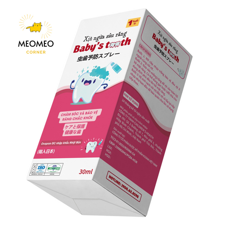 Xịt chống sâu răng cho bé Baby's Tooth