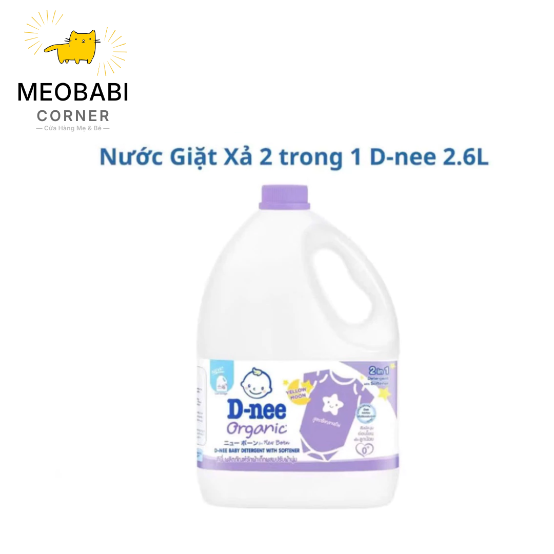 Nước Giặt Xả Quần Áo 2in1 D-nee 2600ml