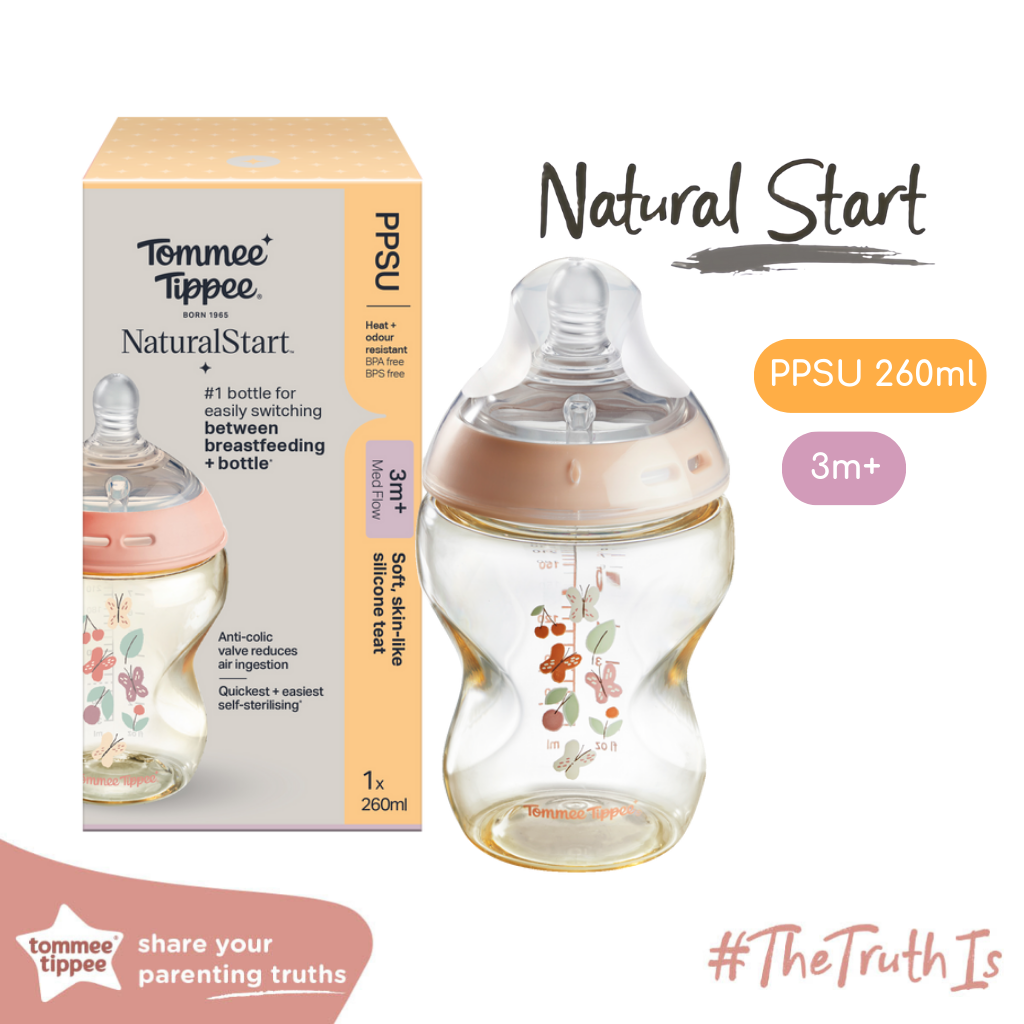 Bình sữa PPSU Hoạ Tiết Tommee Tippee Natural Start