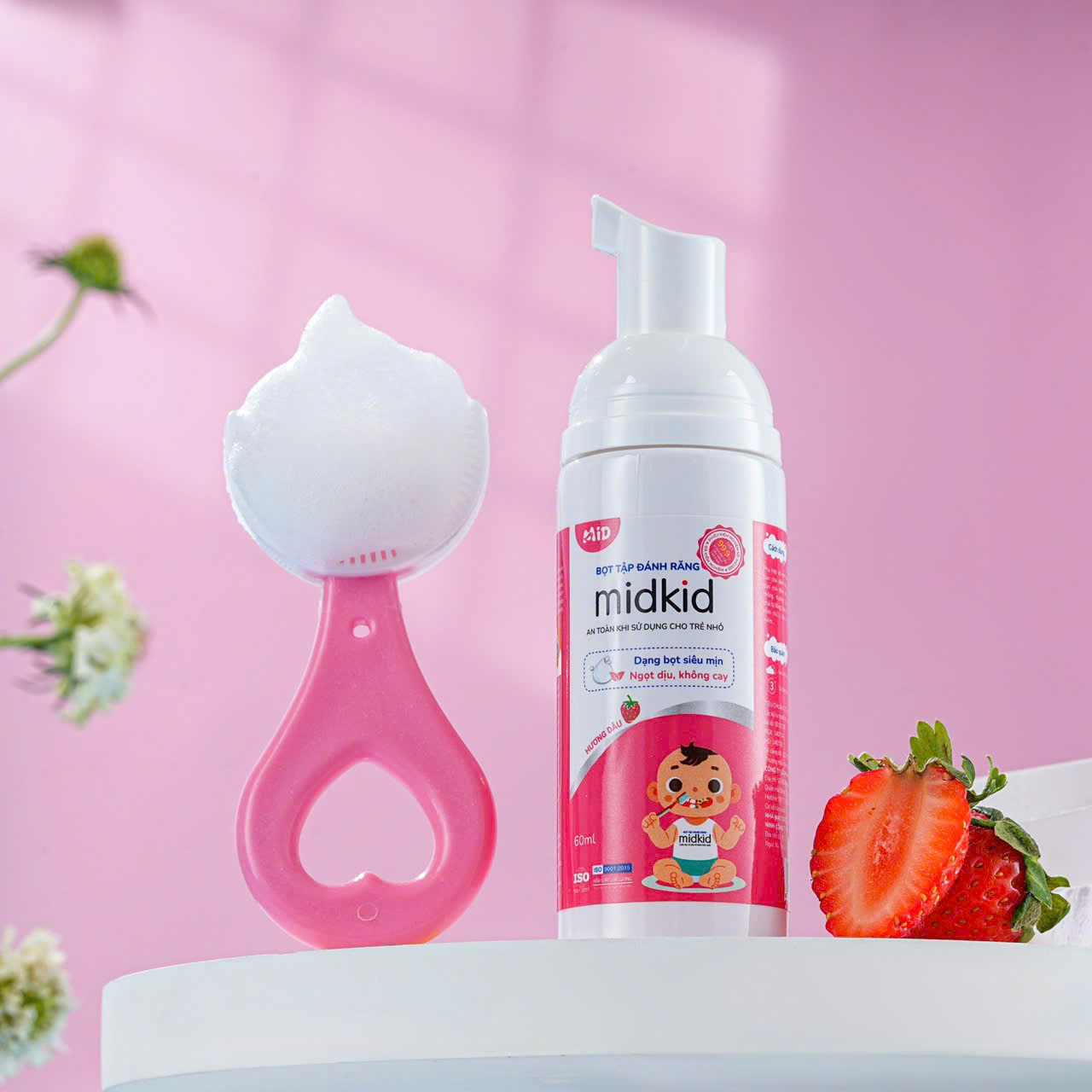 Bọt tập đánh răng Midkid