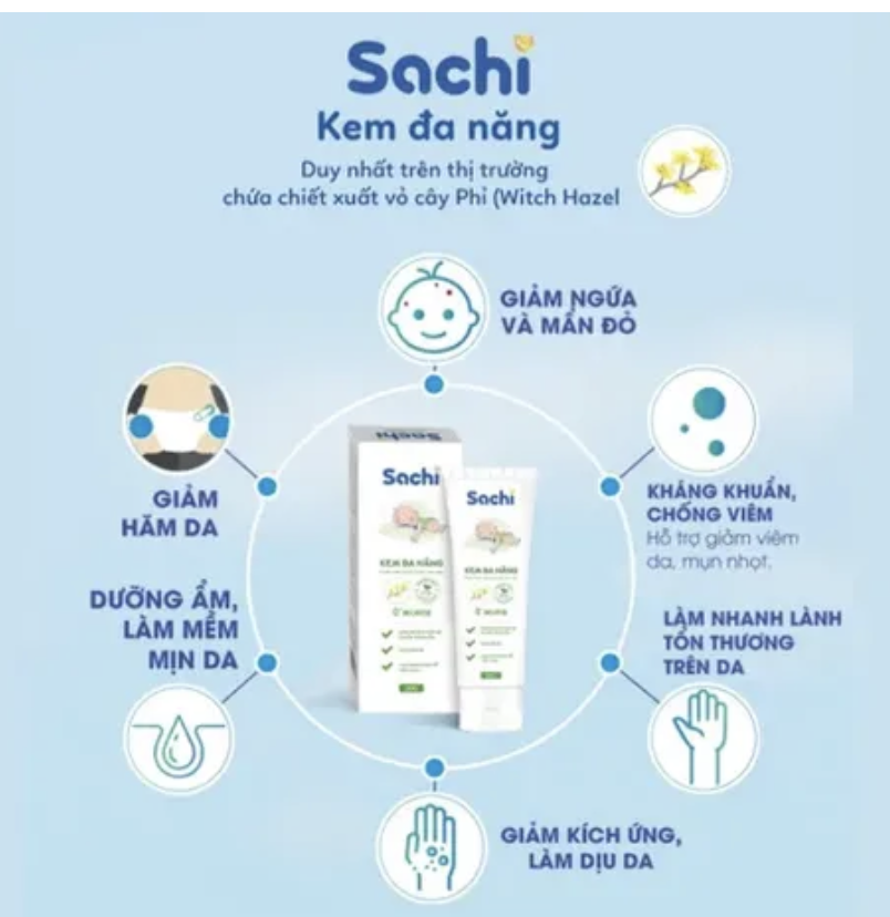 Kem đa năng Sachi tuýp 20g
