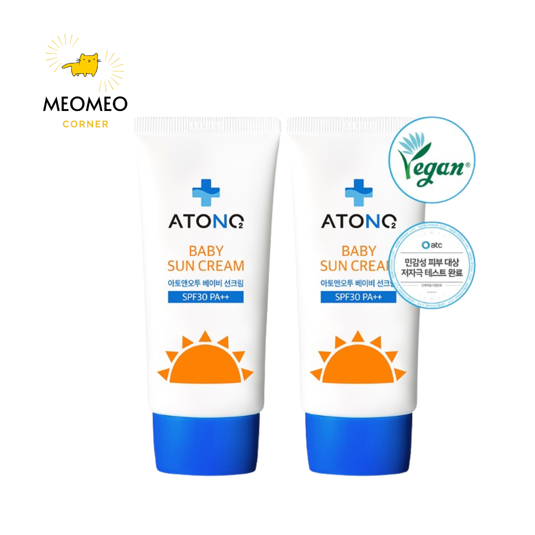 Kem Chống Nắng Thuần Chay Atono2 SPF30 PA+++ Cho Bé 6M+ (50 gram)