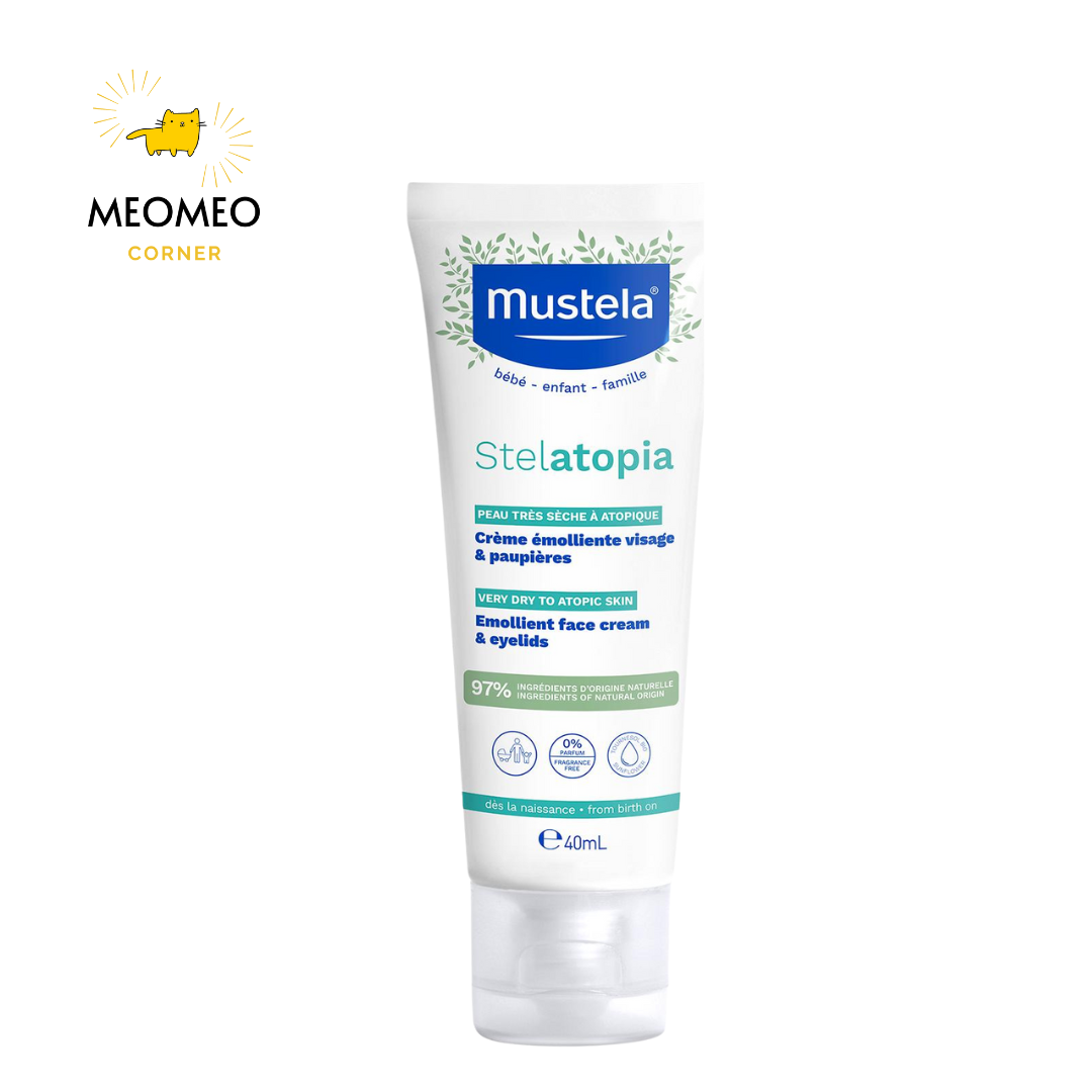 Kem Dưỡng Mặt Mustela cho mọi loại da Hydra Bebe Facial Cream 40ml