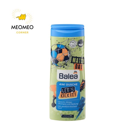 *Sữa tắm gội 4 in 1 Balea Flower Dream & Let's Kick It 300ml cho bé từ 1 tuổi