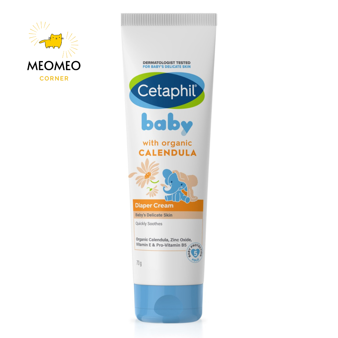 Kem Làm Dịu & Phòng Ngừa Hăm Tã Cetaphil Baby Diaper Cream Với Hoa Cúc Hữu Cơ