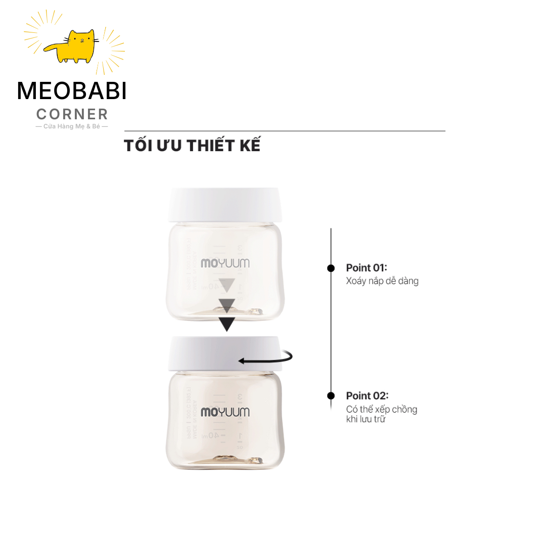Nắp Đậy Đa Năng Bình Sữa Moyuum Thế Hệ 3