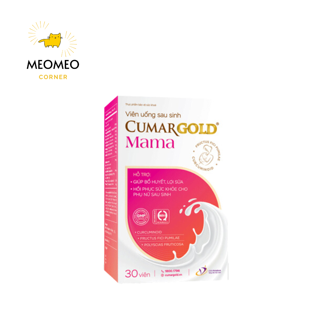 Viên uống Sau Sinh CumarGold Mama Hộp 30 viên