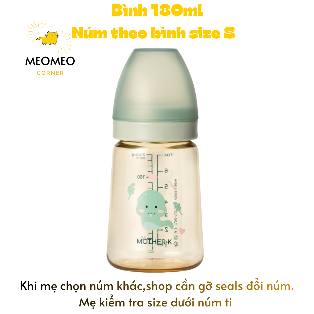 Bình Sữa PPSU Hàn Quốc MOTHER-K 180ml & 280ml