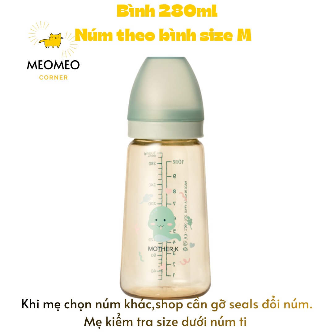 Bình Sữa PPSU Hàn Quốc MOTHER-K 180ml & 280ml
