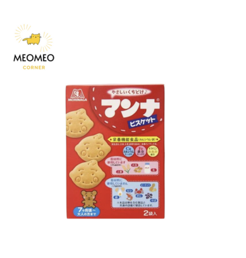 Bánh ăn dặm Manna Morinaga cho bé từ 9 tháng tuổi