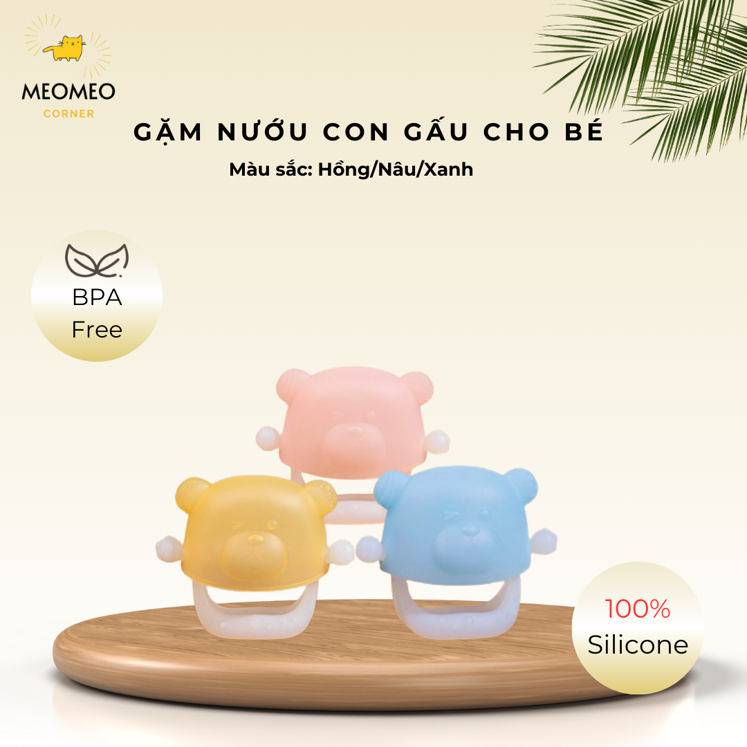 Gặm Nướu SILICON Cao Cấp LILCARE mềm mại cho bé