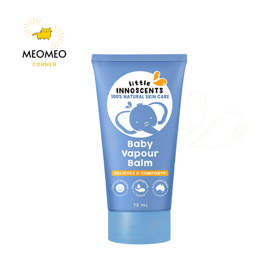 Dầu bôi ấm ngực Little Innoscents Winter Blue Balm của Úc