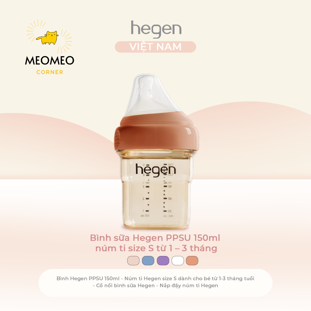 [FULLBOX] Bình sữa PPSU Hegen