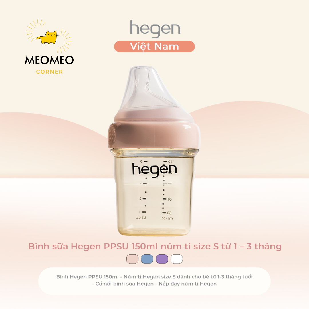 [FULLBOX] Bình sữa PPSU Hegen