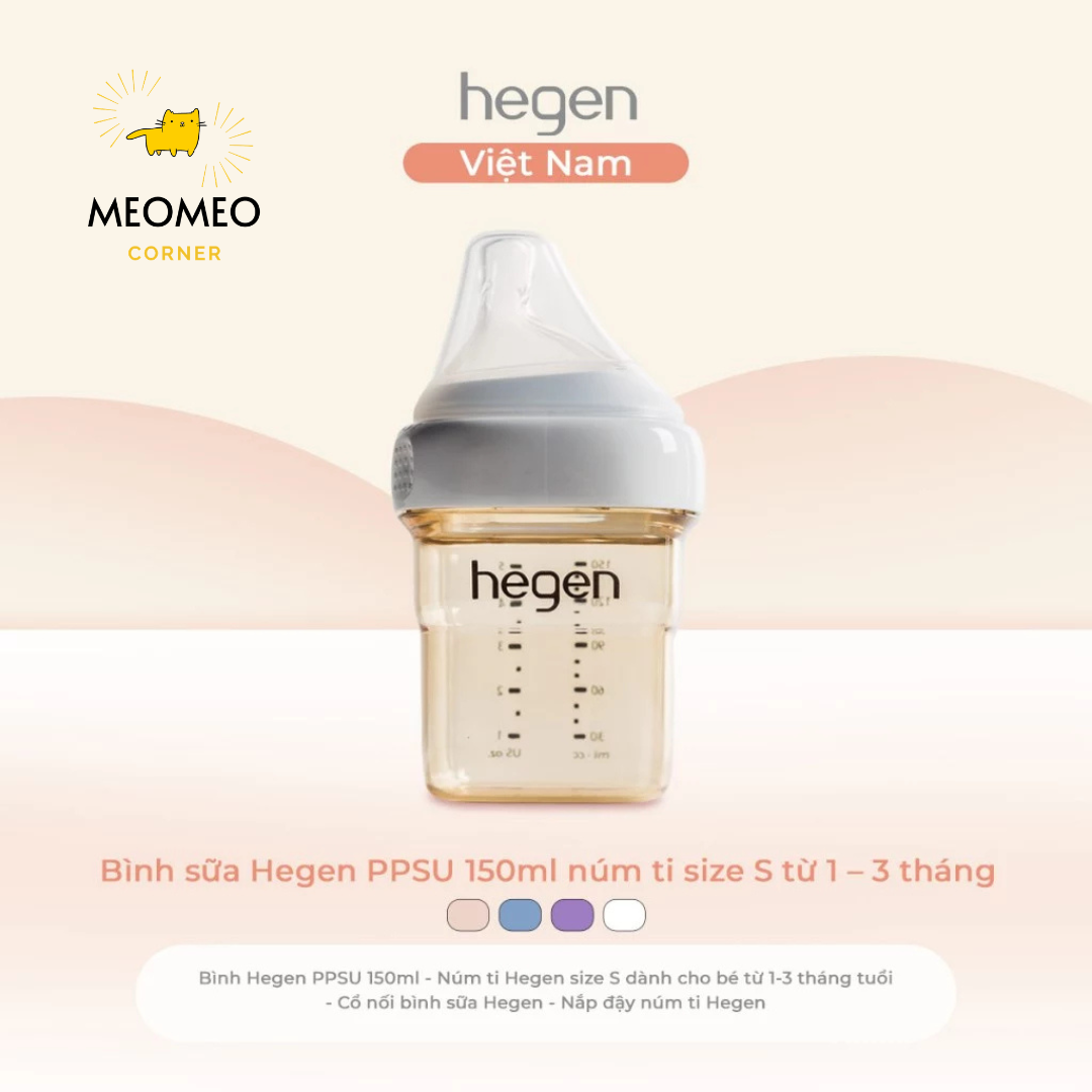 [FULLBOX] Bình sữa PPSU Hegen
