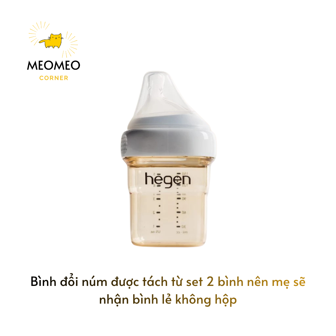 [THAY NÚM] Bình sữa PPSU Hegen