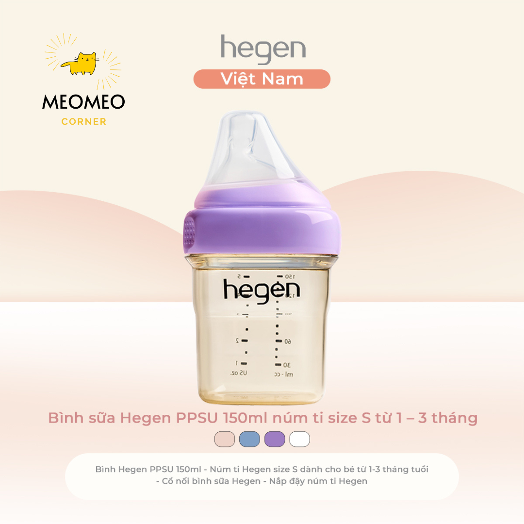 [FULLBOX] Bình sữa PPSU Hegen