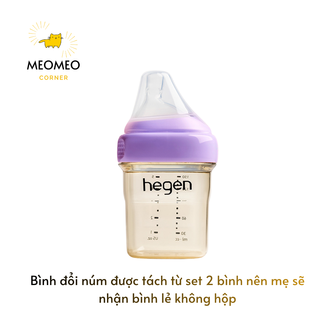 [THAY NÚM] Bình sữa PPSU Hegen